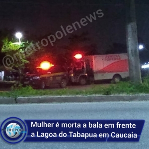 Mulher é morta a bala em frente a Lagoa do Tabapuá em Caucaia