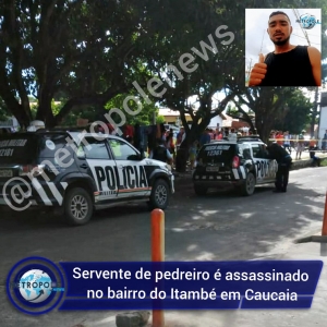 Servente de pedreiro é assassinado no bairro do Itambé em Caucaia