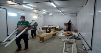 Obras do Hospital de Campanha de Caucaia entram na reta final