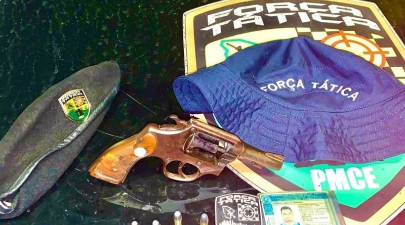 Após disparo de arma em via pública, polícia prende homem e apreende arma na Jurema em Caucaia