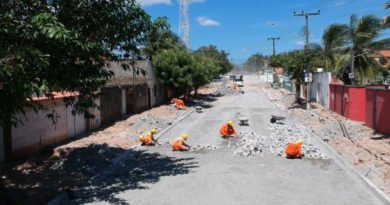 Obras de revitalização da Estrada da Barra Nova alcançam 40% de execução