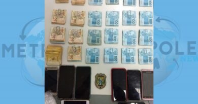 Mãe e filha são presas com aparelhos celulares roubados e R$ 24 mil em espécie em imóvel na Jurema em Caucaia