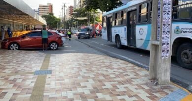 Idosa morre atropelada por ônibus no Bairro Aldeota, em Fortaleza