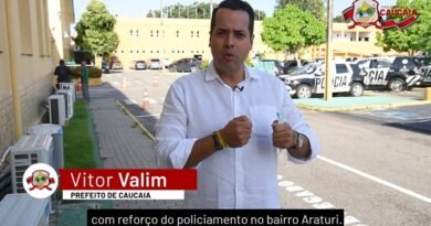 Prefeito Vitor Valim solicita ao secretário de Segurança do Estado reforço policial para Caucaia