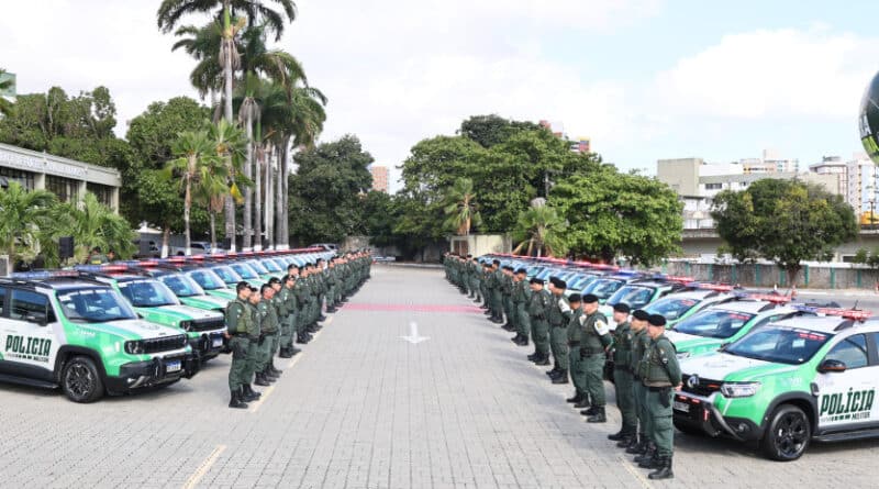 Polícia Militar do Ceará recebe 40 novas viaturas para reforçar policiamento em 19 municípios
